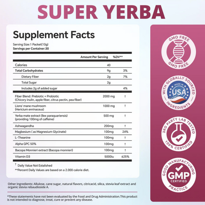 CoraLane™ Yerba Mate Instant Tea Powder
